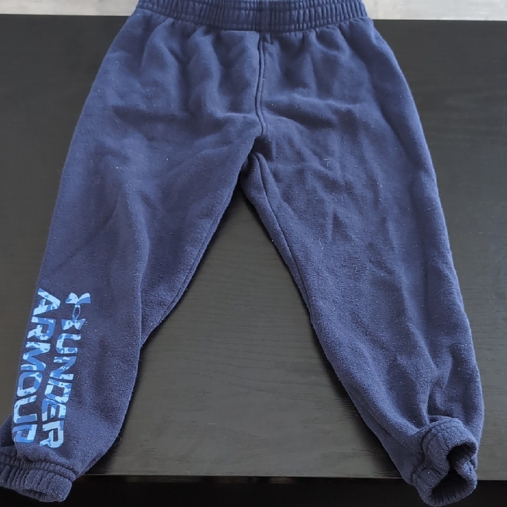 Under Armour Kids' Navy Joggers with Logo